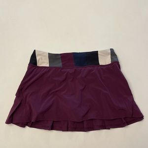 Lululemon athletica pace setter skirt size 6 great condition